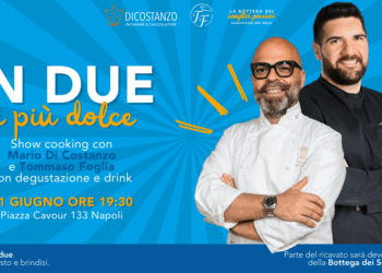 “In due è più dolce”: pasticceria, spettacolo e solidarietà nel cuore di Napoli
