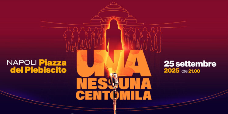 “Una Nessuna Centomila” a Napoli: musica e solidarietà in Piazza del Plebiscito