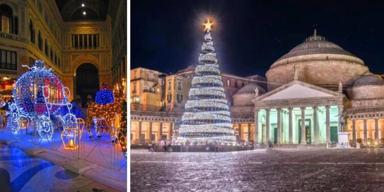 Napoli si illumina di magia: tornano le luminarie di Natale 2025!
